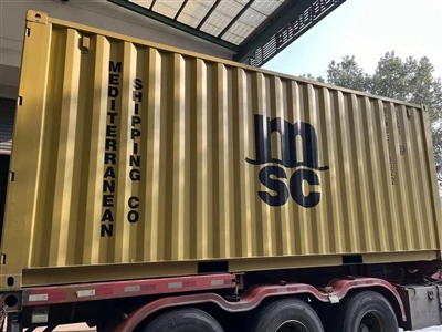 Containerlastning för brasilianska kunder